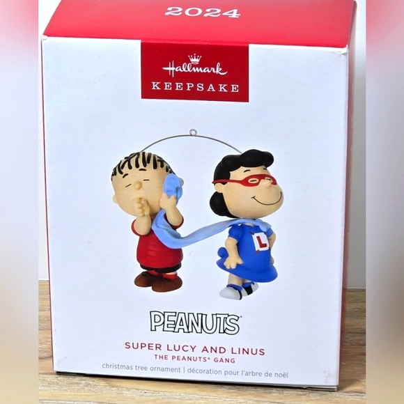 Hallmark Other - Hallmark Keepsake Peanuts 2024 Super Lucy And Linus The Peanuts Gang  New